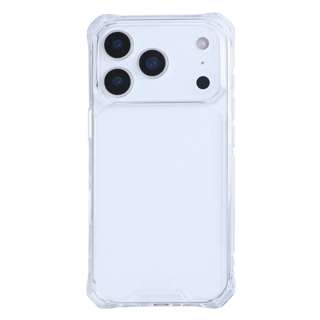 Rixus Armor-X Anti Shock cover til iPhone 17 Pro, gennemsigtig