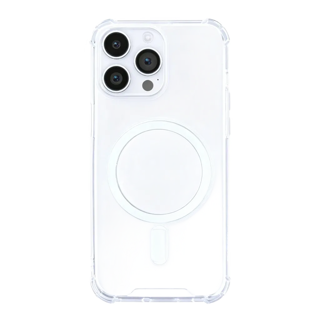 Rixus Anti-Burst cover med MagSafe til iPhone 14 Pro Max, gennemsigtig