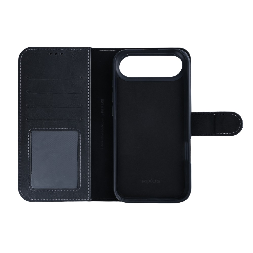 Rixus Duo pungcover med aftageligt cover til iPhone 17 Air, sort, billede 2