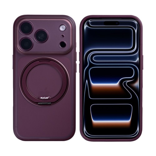 Rixus SnapGrip 360 Case For Apple iPhone 17 Pro, 18 Pro Deep Purple, billede 2